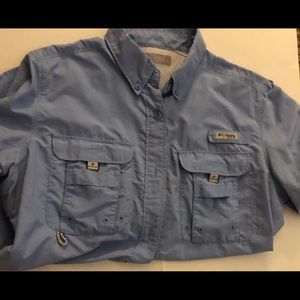 Columbia short sleeve fishing shirt